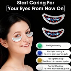 Electric Eye Massager Red Light Therapy For Dark Circles Eye Bags and Puffiness