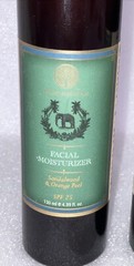 Forest Essentials Facial Moisturizer & Face Wash Sandalwood & Orange Peel 4.39