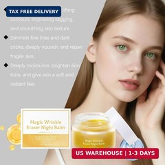Magic Wrinkle Eraser Night Balm – Anti Aging Night Cream with Rosehip & Marigold
