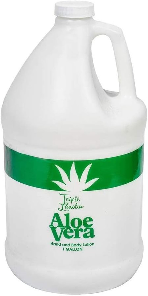Aloe Vera Soothing Lotion – 128 Fl Oz, All Skin Types, Moisturizing & Hydrating