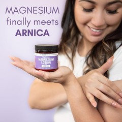 Magnesium Lotion with Arnica for Legs Feet Muscles Night Body Lotion 5oz