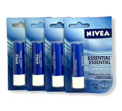 Nivea Essential Jojoba Oil & Shea Butter 0.17oz./4.8g New Sealed; Lot Of 4