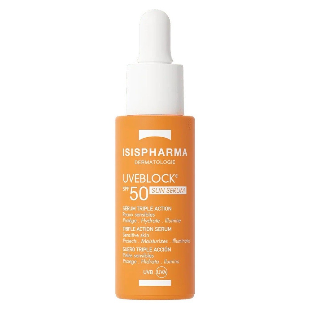 ISISPHARMA Uveblock SPF 50 Sun Serum Triple Action Sensitive Skin 28 Ml