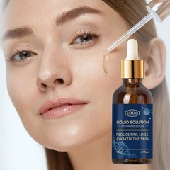 Liquid Solution Anti Aging Serum,Hydrating Firming Facial Serum Collagen Support