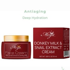 Cream with Donkey Milk & Snail extract – Anti Aging – Face & Neck & Décolleté
