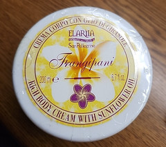 New ELARIIA FRANGIPANI Rich BODY Cream With Sunflower Oil Large 6.7 OZ SEALED
