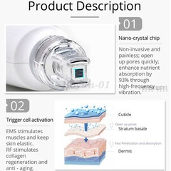 Professional EMS RF No Needle Meso Gun Skin Rejuvenation Wrinkle Removal Device