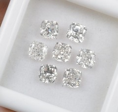 Loose Gems CVD Lab Grown Diamond 2 Ct Cushion Cut D Color IF Clarity Certified