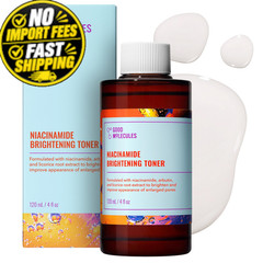 Good Molecules Niacinamide Brightening Toner – 4 Fl Oz (Pack of 1), Clear