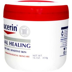 4 Pack Eucerin Original Healing Creme Jar, Unscented, 16 oz