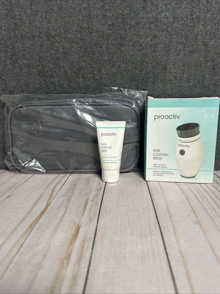 Proactiv Skin Purifying Mask 1oz 28g Pore Cleansing Brush Bag Sealed New In Box