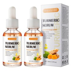 Turmeric Serum for Dark Spots，2 PCS Face Serum Turmeric Dark Spot Corrector S…
