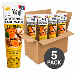 YC Whitening Face Wash Turmeric 100ML Brightening & Anti-Oxidant Cleanser 5 PACK