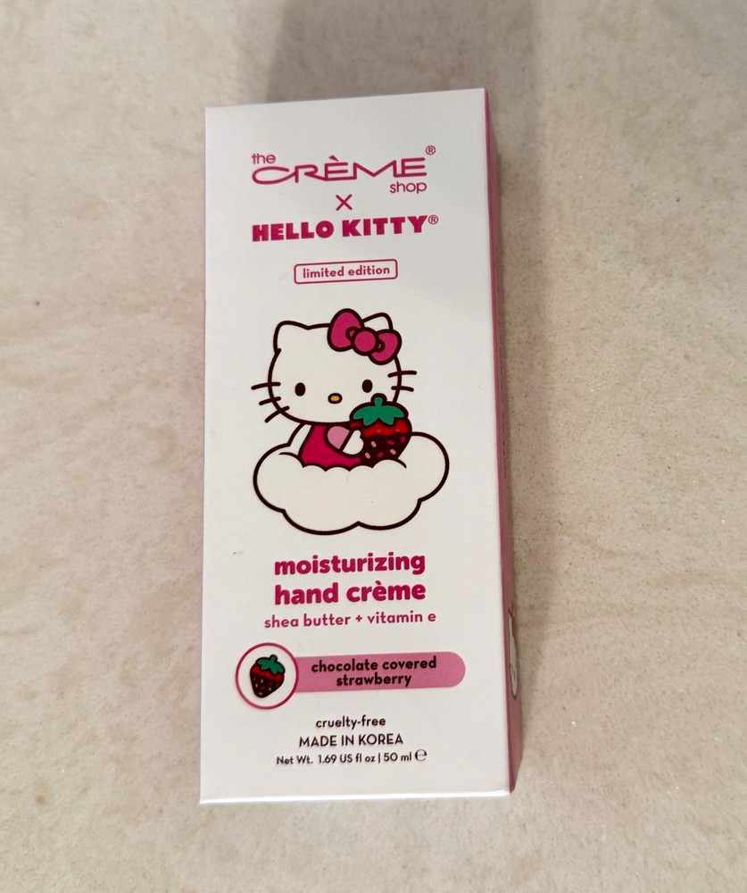 The Crème Shop Hello Kitty Hand Cream Shea Butter + Vitamin E, 1.69 fl oz
