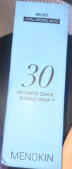 MENOKIN 30 segundos 95 ml mascarilla de burbujas rápidas K-Beauty combo x3,