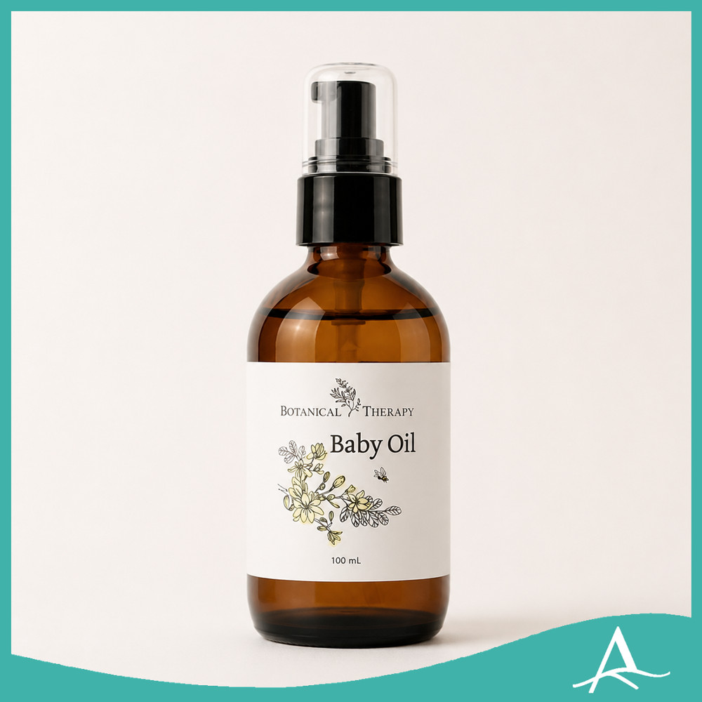 BOTANICAL THERAPY Organic Baby Oil Moisturizing Body Oil 100ml