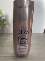 Olay Super Serum Hand & Body Lotion for Dry Skin, 24hr Long Lasting Hydration, 5