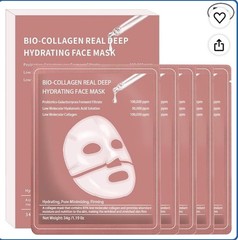 2 Pack Bio Collagen Face Mask (8 Sheets) US seller
