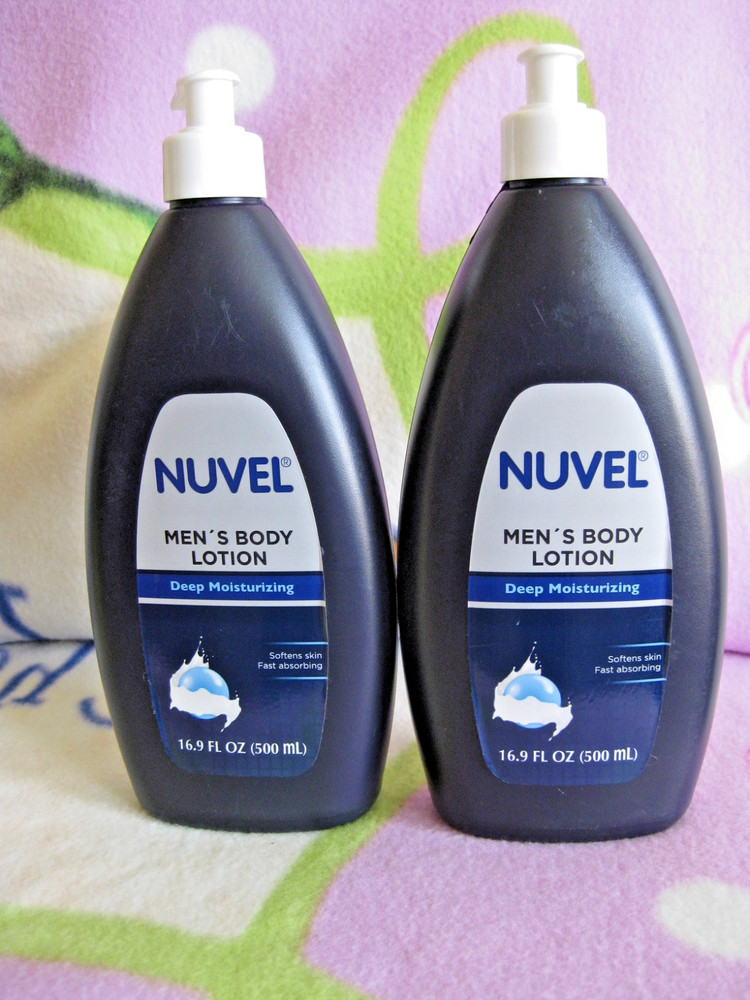 Nuvel Mens Body Lotion Deep Penetrating Moisture Softens Skin 16.9 FL OZ