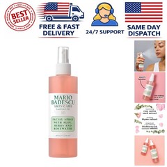 8oz Hydrating Rose Water Spray with Aloe & Herbs – All Skin Types Facial Mist