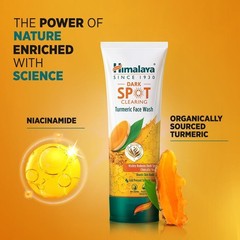Himalaya Dark Spot Clearing Turmeric Face Wash | For glowing skin Unisex