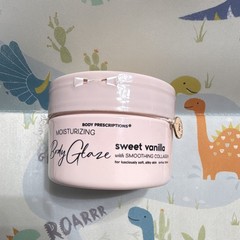 Body Prescriptions Body Glaze Moisturizing Collagen Cream Sweet Vanilla 8.4