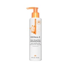 Derma E Acne Deep Pore Cleansing Wash – Blemish 6 Fl Oz (Pack of 1), WHITE