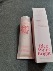 THE FACE SHOP Rice Water Bright Double Foaming Face Cleanser 190ml/6.4oz