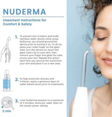 NuDerma Clinical Skin Therapy Wand – Portable Skin Therapy Machine -Sealed