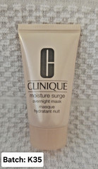 Clinique Moisture Surge Glow Skincare Set 6pc Hydrator Mask Bag + GWP Lipstick