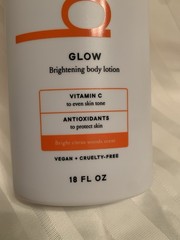 Billie Glow Brightening Body Lotion Women Citrus Woods Scent New