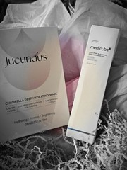 MEDICUBE Zero Pore Cleansing Oil 205ml + JUCUNDUS Chlorella Mask 5ct Set – NEW