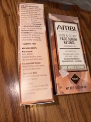 New Lot Of 2 Ambi Even & Clear Fade Serum Retinol Dark Spots & Texture 1 Fl Oz