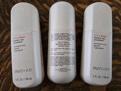 Lot of 3 – PARTY of YOU – It&rsquo;s A Wash – Bouncy Gel Cleanser 5 oz / 148 ml – NEW