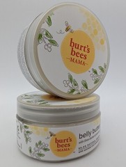 Lot of 2 Burt&rsquo;s Bees Mama Bee Belly Butter, Fragrance Free Lotion, 6.5 oz Tub