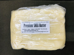 10 Lbs Raw Organic SHEA BUTTER Unrefined Pure White Ivory GHANA Premium Grade A