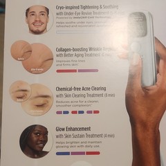 Shark CryoGlow LED Light Therapy Mask w/ Under-Eye Cooling Anti-Aging Acne