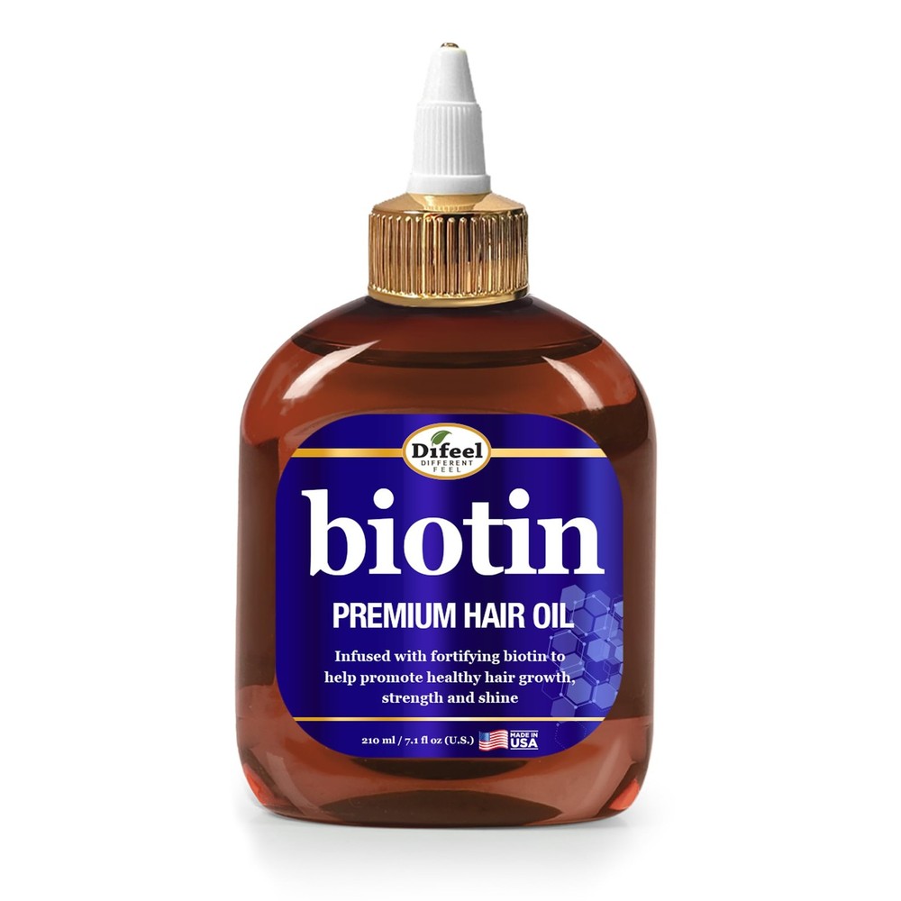 Difeel Biotin Pro Growth Premium Hair Oil 7.1 Fl Oz (Pack of 1), Clear