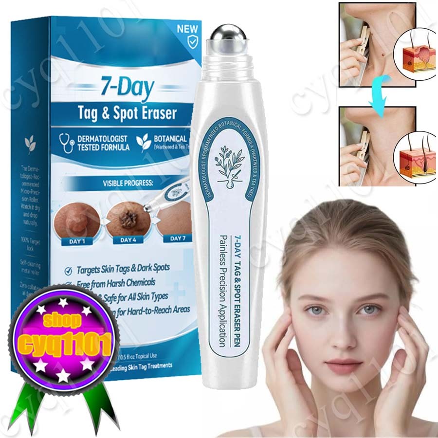 Tag & Spot Eraser Mole Skin Tags Removal Tool Eraser Pen Painless Long-Lasting👍