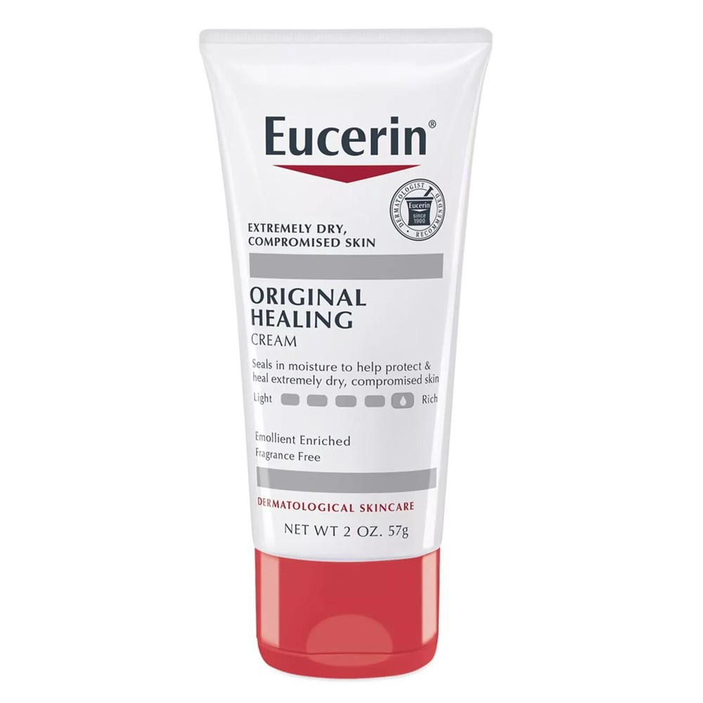 Eucerin Original Healing Cream For Extremely Dry compromised Skin, 2 oz Tube NEW
