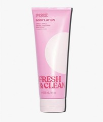 PINK Fresh & Clean Body Lotion Moisturizer 8 fl oz Sweet Apple Tangerine Sea
