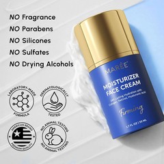 MAREE Face Moisturizer – 24H Hydration Face Cream for Women with Collagen, Retin