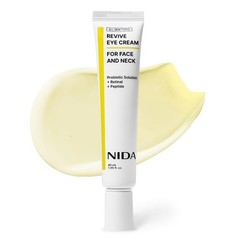 NIDA Revive Eye Cream For Face And Neck | Probiotic Solution, Retinal, Peptide