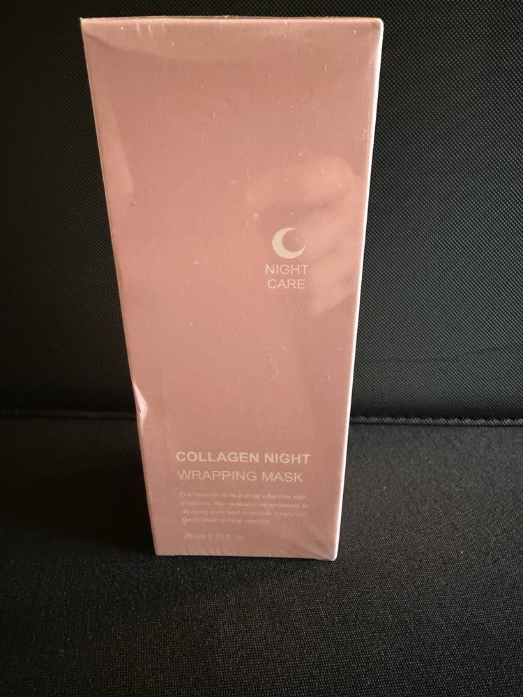 MEDICUBE Collagen Wrapping Mask 2.53 oz / 75ml Renewal Night Care Mask Cream