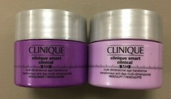 Lot 2x Clinique Smart Clinical MD Age Transformer Revolumize&Resculpt .5 oz/15ml