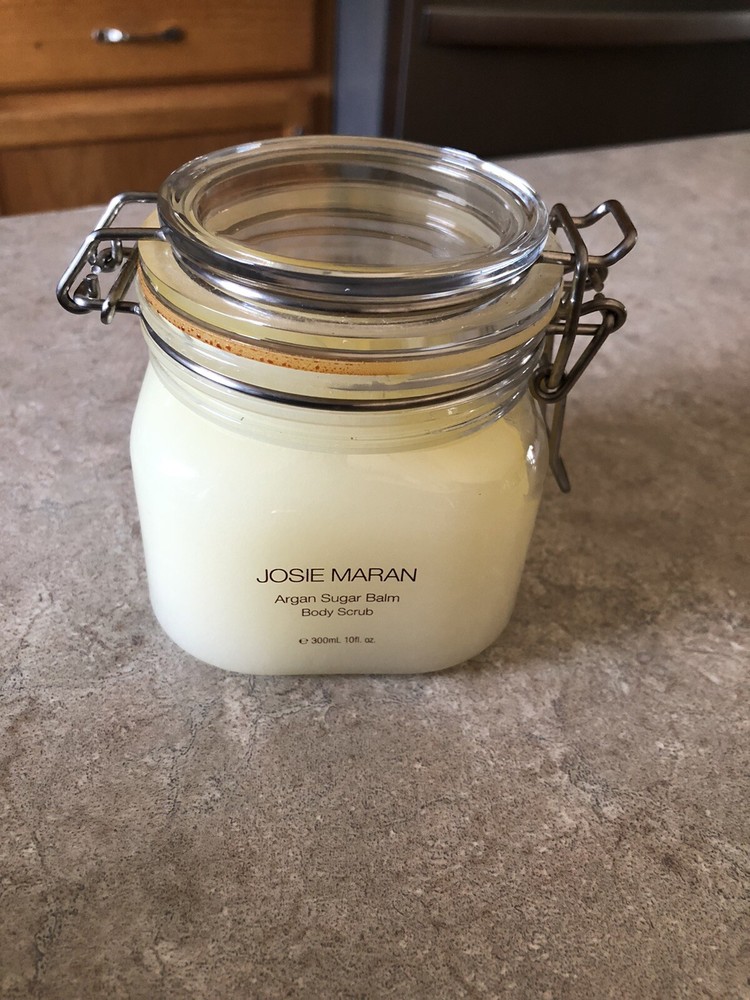 Josie Maran Argan Sugar Balm Body Scrub 10 fl oz NEW! Unknown scent