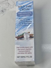 Organic Wild Yam Cream Supports Hormone Balance & Moisturizing 30ml 1oz 1/28