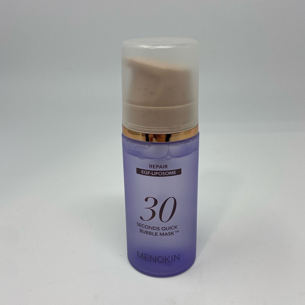 MENOKIN 30 Sec Quick Bubble Mask REPAIR, Purple, 95ml/3.21oz