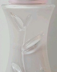 Bath & Body Works Pink Hydrangea Body Lotion Glass Bottle & Flower Top 10-fl oz