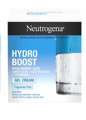 Neutrogena Hydro Boost GEL CREAM DRY SKIN, 50ml/1.7 oz Boxed UPGRADED FORMULA!